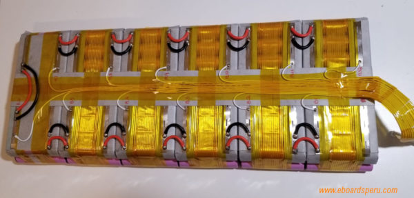 12S8P Molicel P26A 18650 battery pack for Evo Spectrum 40" DS enclosure
