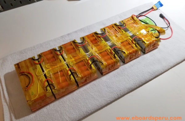 12S8P Molicel P26A 18650 battery pack (flexible) for Carver DS enclosure